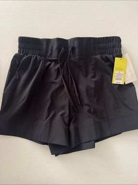 all in motion Black Elastic Waist Athletic Shorts